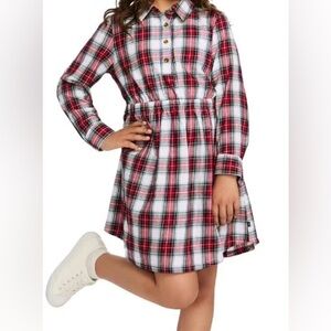 GAP Kids Multicolor Plaid Girls Casual Dress